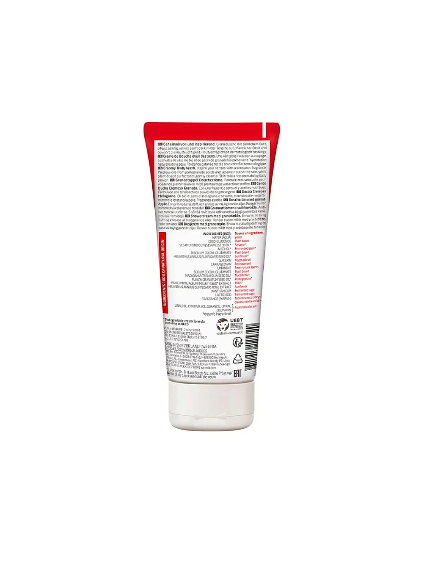 WELEDA | Inspire – Schönheitsdusche Granatapfel 200ml | 